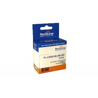 Картридж струйный ProfiLine PL-C9361HE №136 для принтеров HP DJ 5443/D4163/5743/6543/9803 Color водные