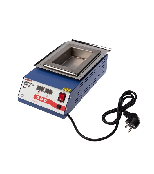 Паяльная ванна Rexant, модель R150, 900 Вт, 150х100х45 мм, 0-400 °C, цифровая