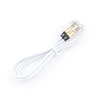 Кабель аудио Cablexpert CCAB-01-35MM-1MW, 3.5 Jack (M)/3.5 Jack (M), белый. 1м, блистер, фото 1