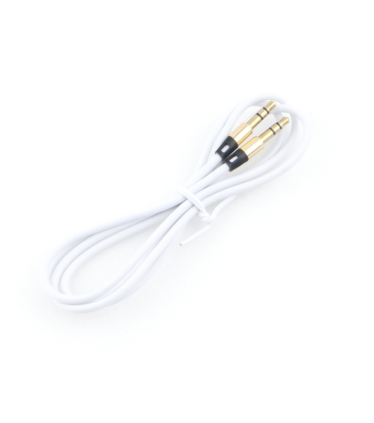 Кабель аудио Cablexpert CCAB-01-35MM-1MW, 3.5 Jack (M)/3.5 Jack (M), белый. 1м, блистер