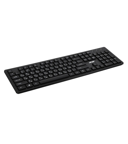 Клавиатура проводная Acer OKW020, USB, черный