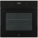 Духовой шкаф с паром Electrolux EOD5C70BZ SteamBake,цвет -черный, утапливаемые переключатели, таймер отключения, отложенный старт, будильник, хромированные направляющие из нержавеющей стали Easy Entry, телескопические направляющие FlexiRunners (1 ур) с изменением высоты установки, 3 стекла, каталитическая очистка, фото9