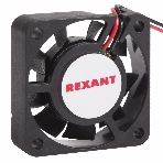 Вентилятор для корпуса Rexant RX 4010MS 24VDC черный, 40 мм, 4800 об/мин, 20 дБ, 2 pin, фото 1