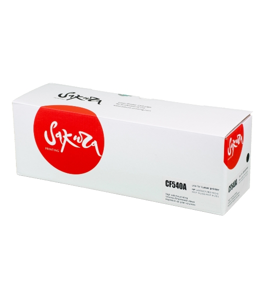Картридж Sakura CF540A (203A) для HP M254, MFP M280/281, черный, 1 400 к.