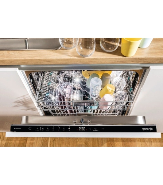 Встраиваемая посудомоечная машина Gorenje GV643D90, черный, 60 см, 16 компл., 45 дБ, класс A+++
