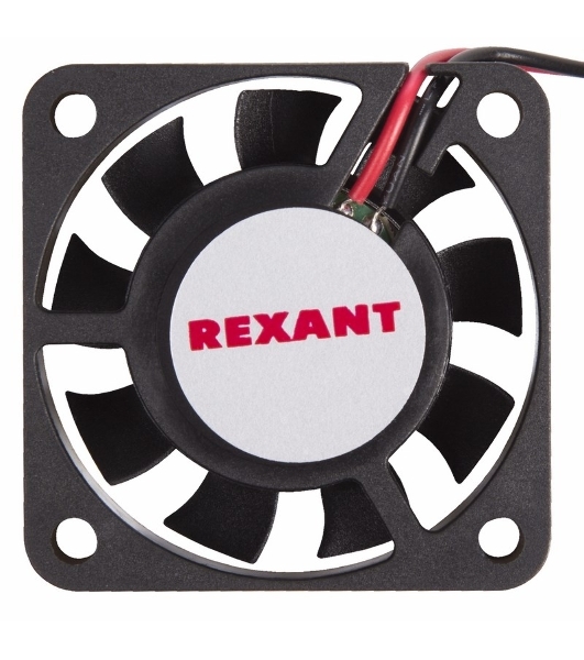 Вентилятор для корпуса Rexant RX 4010MS 24VDC черный, 40 мм, 4800 об/мин, 20 дБ, 2 pin