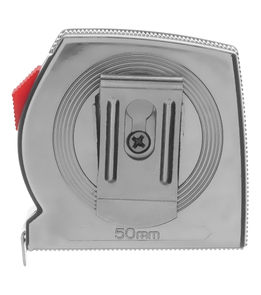 Рулетка MTX Chrom, 2 м x 13 мм, хромированный корпус