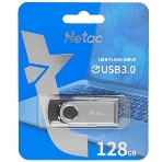 Флешка USB Netac U505 (NT03U505N-128G-30BK), 128Gb, USB 3.0, R/W 110/45, черный/серебристый, фото16