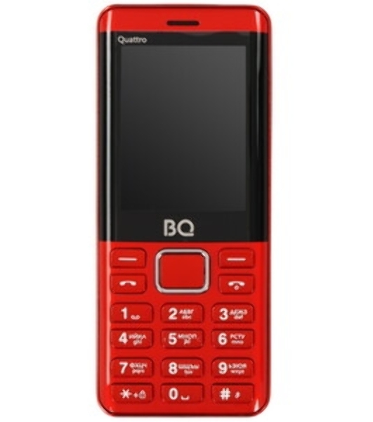 Мобильный телефон BQ 2453 Quattro красный