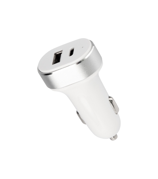 Автозарядка в прикуриватель Rexant АЗУ USB-A+USB-C, 3.1 A белый