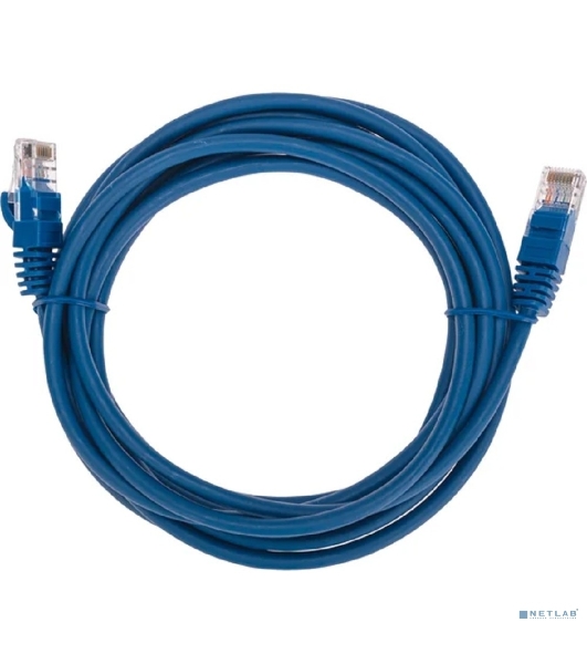 Патч-корд U/UTP Rexant cat.5e, RJ45-RJ45, 26AWG, ZH нг(А)-HF, синий, 3 м
