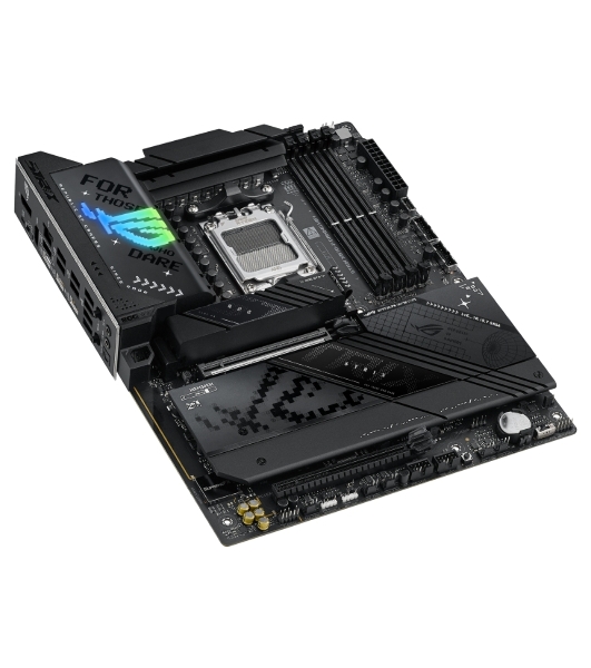 Материнская плата ASUS ROG STRIX X870-F GAMING WIFI, AM5, AMD X870, 4xDDR5, 2xSATA, 4xM.2, 1xPCI-E 5.0 x16, 1xPCI-E 4.0 x4, 1xHDMI, 1xDP, 2xUSB-C USB4, 1xUSB-C 10Gbps, 5xUSB-A 10Gbps, 4xUSB-A 5Gbps, 1x 2.5Gb LAN, 2x3.5 мм, 7.1, ATX