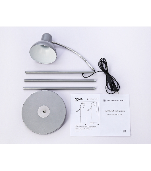 Светильник Ambrella light TR97658 SL серебро E27 max 40W D140*1450