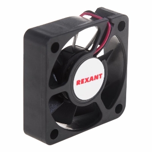 Вентилятор для корпуса Rexant RХ 5015MS 12VDC черный, 50 мм, 5000 об/мин, 33 дБ, 2 pin