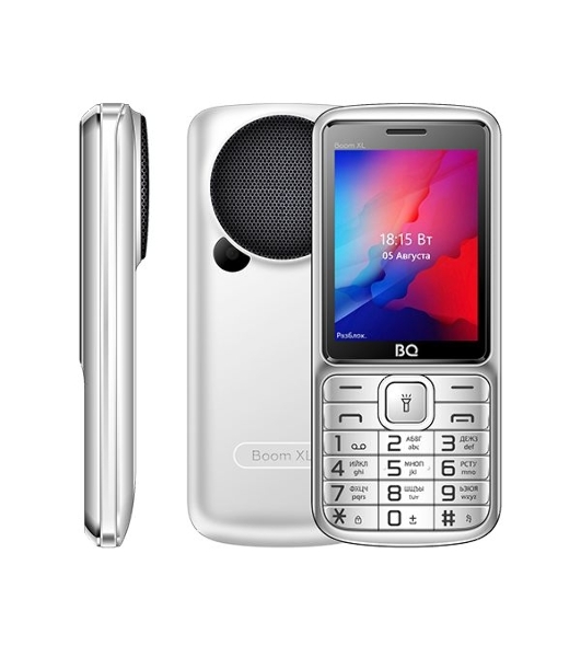 Мобильный телефон BQ 2810 BOOM XL серебристый