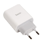 Сетевое зарядное устройство HOCO C80A Rapido 1xUSB + 1xUSB-C, 3.1A, 20W, белый, фото14
