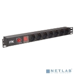 Блок PDU 7 розеток DIN49440 (нем. cтанд.), с LED выключателем,1U, без шнура, вх. IEC320 C14, алюминиевый профиль, черный PDU 7 розеток DIN49440 (нем. cтанд.), с LED выключателем,1U, без шнура, вх. IEC320 C14, алюминиевый профиль, черный, фото2