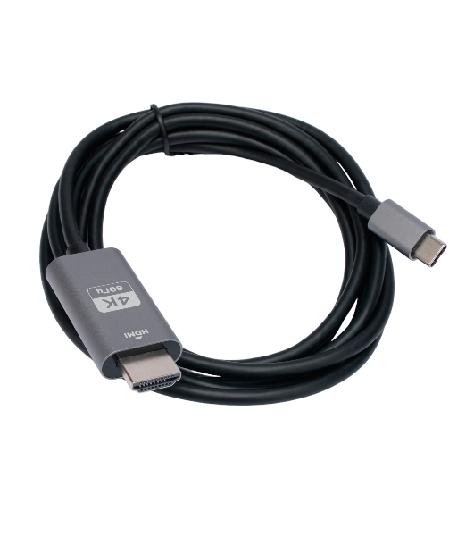 Кабель-переходник Cablexpert CCB-A-CM-HDMI-1.8M с Type-C на HDMI v2.0, Mobile, 1.8м, черный, корбка