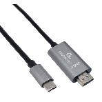 Кабель-переходник Cablexpert CCB-A-CM-HDMI-1.8M с Type-C на HDMI v2.0, Mobile, 1.8м, черный, корбка, фото5