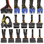 Блок питания серверный 800W ExeGate EX292212RUS ServerPRO-800RADS (ATX, for 3U+ cases, APFC, КПД 80% (80 PLUS), 14cm fan, 24pin, 2(4+4)pin, PCIe, 5xSATA, 4xIDE, FDD, Cable Management, black), фото2
