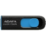 Флешка USB ADATA AUV128 (AUV128-256G-RBE), 256Gb, USB 3.0, R/W 100/30, черный/синий, фото 1
