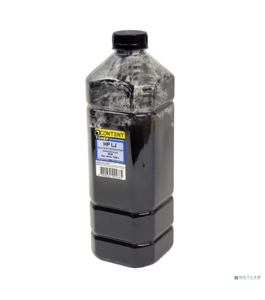 Тонер Content - для HP LJ Универсальный 1010/1200/1160/4000/5000 (Content), 1кг, канистра