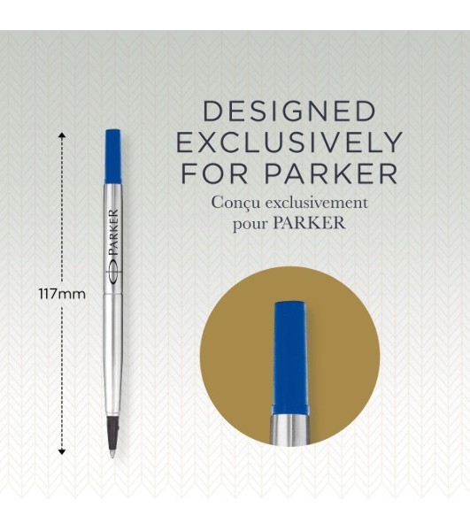 Стержень роллер Parker Quink Z01 (CW1950324) M 0.7мм синие чернила блистер