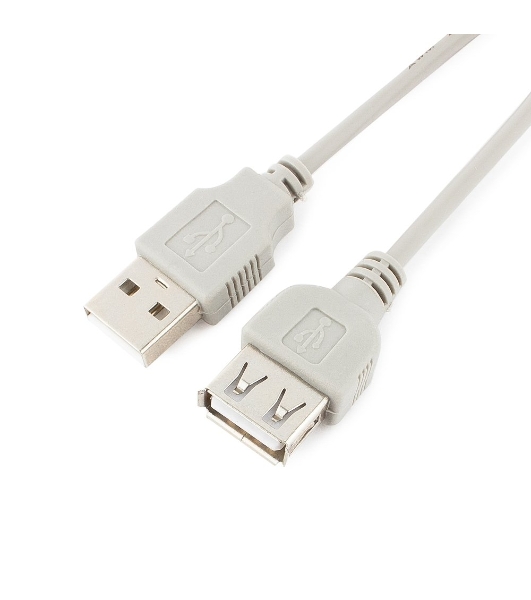 Кабель удлинит. USB2.0 Gembird/Cablexpert CC-USB2-AMAF-6-N серый (1.8м, AM/AF, пакет) (CC-USB2-AMAF-6-N)