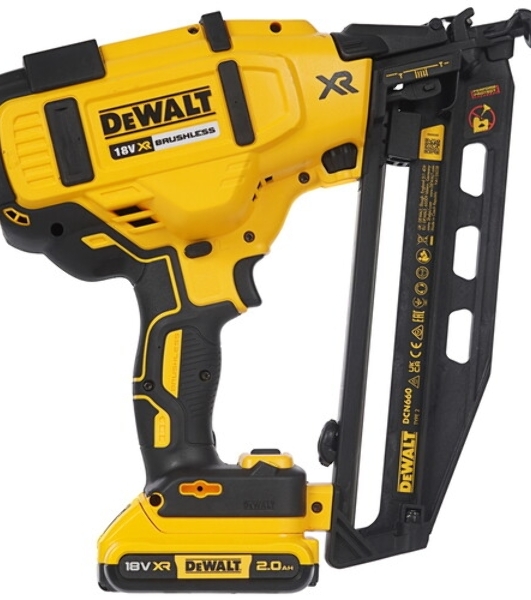 Аккумуляторный шпилькозабивной пистолет DeWalt DCN660D2, 18 В XR, 2 АКБ 2 А·ч
