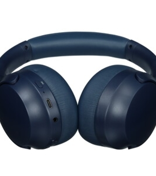 Беспроводные/проводные наушники Borofone BO37 синий, накладные, Bluetooth + проводной, складная конструкция, микрофон, до 25 ч