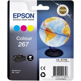 Картридж Epson T267 (C13T26704010) цветной (200 стр) для WF-100