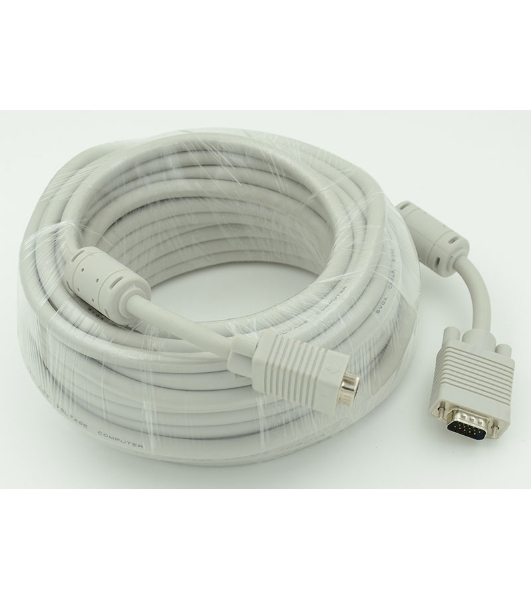 Кабель VGA DB15 (m)/DB15 (m) 30м феррит.кольца (CABLE30)