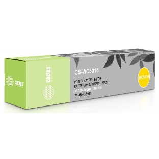 Картридж лазерный Cactus CS-WC5016 (106R01277) черный (6300 стр.) двойная упаковка, для Xerox WC 5016/5020