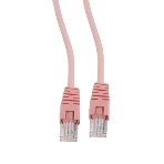 Патч-корд UTP Cablexpert cat.5e, 2м, литой, многожильный розовый, фото 1