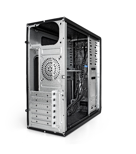 Компьютерный корпус Miditower ExeGate EX283216RUS CP-603UB-CP400 (ATX, БП CP400 с вент. 8см, 2*USB+2*USB 3.0, аудио, блокировка, черный)
