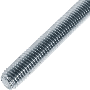 Шпилька резьбовая Kranz DIN 975, M8х2000, короб (10 шт./уп.)