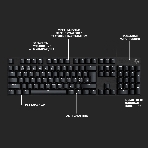 Клавиатура проводная Logitech Gaming Keyboard G413 SE Mechanical - RUS - USB - TACTILE SWITCH черный, фото21