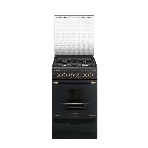 Плита газовая Gefest ПГ 5100-02 0183 черный, конфорок 4 шт, духовка 52 л, 50 см x 85 см x 58.5 см, фото 1