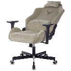 Кресло игровое Бюрократ Knight N1 Fabric бежевый Light-21, с подголов. крестовина металл, фото12