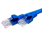 Патч-корд Suprlan 10-0147 UTP RJ-45 вил.-вилка RJ-45 cat.5e 1м синий LSZH 24AWG, фото2