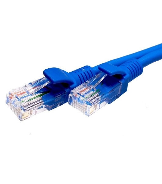 Патч-корд Suprlan 10-0147 UTP RJ-45 вил.-вилка RJ-45 cat.5e 1м синий LSZH 24AWG