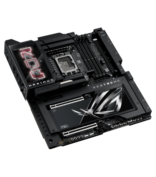 Материнская плата ASUS ROG MAXIMUS Z890 EXTREME, LGA 1851, Intel Z890, 4xDDR5, 4xSATA, 4xM.2, 1xPCI-E 5.0 x16, 1xPCI-E 5.0 x8, 1xHDMI, 2xUSB-C, 2x 10Gb LAN, 5xUSB-A 3.2 Gen 2, 1xUSB-C 3.2 Gen 2x2, 2xUSB-C Thunderbolt 5, 2x3.5 мм, 7.1, E-ATX