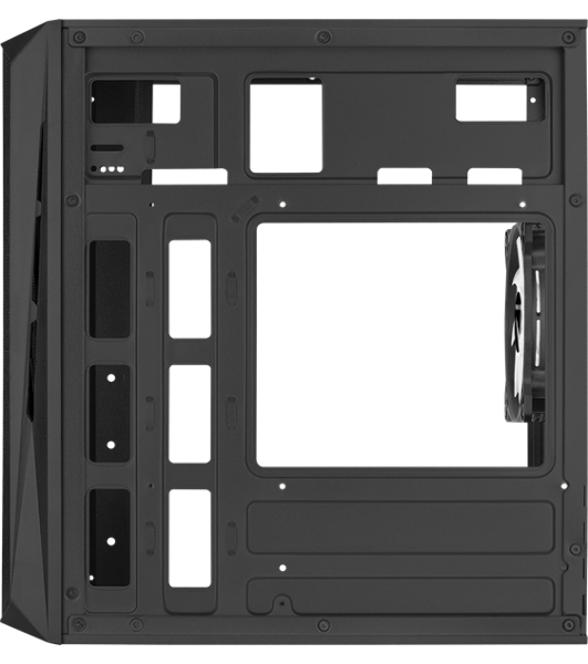 Компьютерный корпус Aerocool/Formula CS-107 черный без БП mATX 1x120мм 1xUSB 2.0 1xUSB 3.0 audio