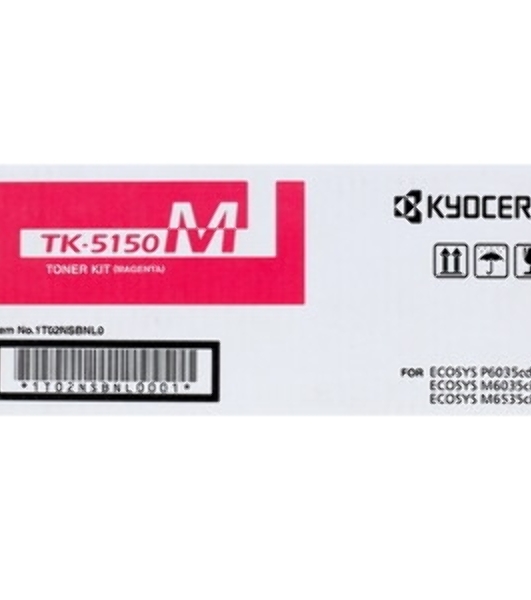 Картридж лазерный Kyocera TK-5150M (1T02NSBNL00) пурпурный для P6035cdn/M6035cidn/M6535cidn 10000 стр.