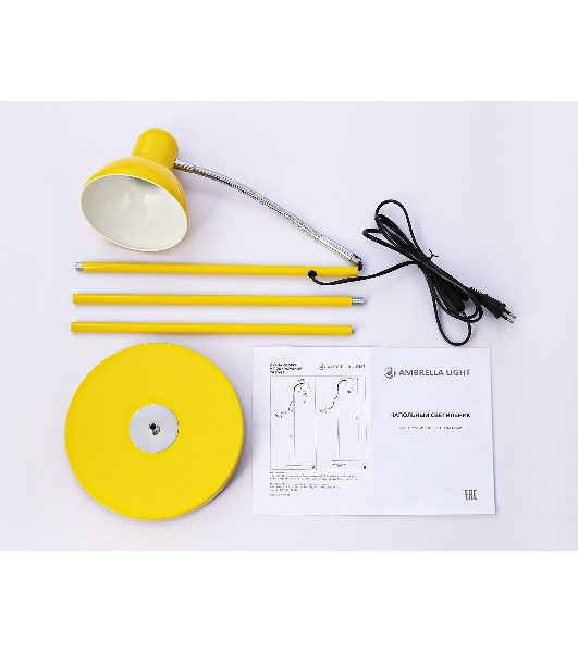 Светильник Ambrella light TR97659 YL желтый E27 max 40W D140*1450