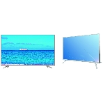 Телевизор Polar 65' P65U51T2CSM (YY) серебристый LED UHD 60Hz Smart TV Android 1GB/8GB, фото2