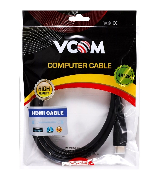 Кабель HDMI-19M --MiniHDMI-19M ver 2.0 1,5 м VCOM CG583-1.8M