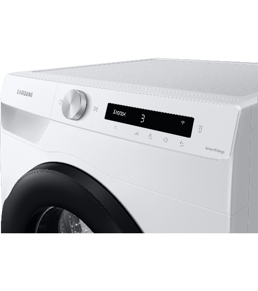 Сушильная машина Samsung DV90T5240AW/LP белый, 9 кг, сушка - тепловой насос, программ - 14, 60 x 85 x 65 см