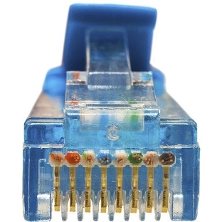 Патч-корд Suprlan 10-0147 UTP RJ-45 вил.-вилка RJ-45 cat.5e 1м синий LSZH 24AWG