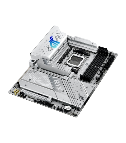 Материнская плата ASUS ROG STRIX X870-A GAMING WIFI, AM5, AMD X870, 4xDDR5, 2xSATA, 4xM.2, 1xPCI-E 4.0 x4, 1xPCI-E 5.0 x16, 1xHDMI, 1xDP, 1x 2.5Gb LAN, 4xUSB-A 3.2 Gen 1, 5xUSB-A 3.2 Gen 2, 1xUSB-C 3.2 Gen 2, 2xUSB4, 2x3.5 мм, 7.1, ATX